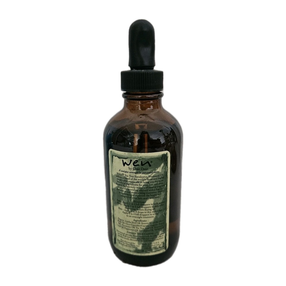 Wen Fall Tea Tree Eucalyptus Treatment Oil 4oz Dropper